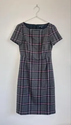 DAKS LONDON チェック柄 半袖ワンピース - メルカリ