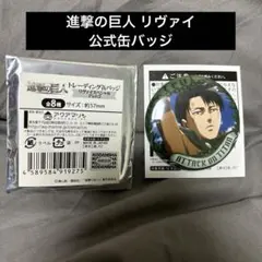進撃の巨人 リヴァイスペシャル 缶バッジ リヴァイ