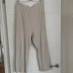 LEPSIM【セルフカット出来る】リブストレートパンツ
