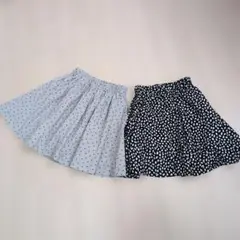グローバルワーク　140 フレアスカート2枚セット　女の子GLOBAL WORK
