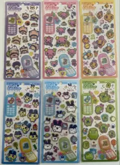 【国内正規品】たまごっち　平成はっぴーフォン　６枚　コンプリートセット