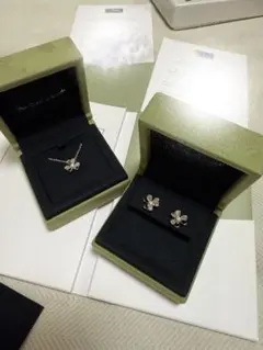 【美品】ヴァンクリーフ&アーペル フリヴォル ミニモデル　ピアス＋ネックレス