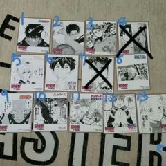 ジャンプフェア2021 アニメイト特典　ミニ色紙