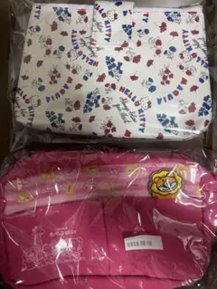 ギンビス たべっ子どうぶつ ひょっこりわワッペンポーチ らいおん キティ