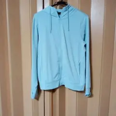 UNIQLOエアリズムUVカットフルジップパーカー L　61水色