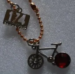 d➕弱虫ペダル➕　鳴子章吉　自転車　174　メタルキーホルダー