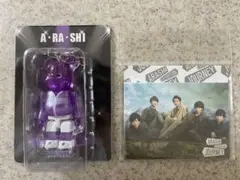 【匿名配送】新品　嵐を旅する展覧会 ベアブリック＆マグネットセット　松本潤　紫のサムネイル
