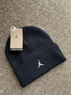 Jordan ブラック ニット帽 フリーサイズエアジョーダン新品ビーニー