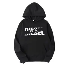 DIESEL ブラック パーカー 1978