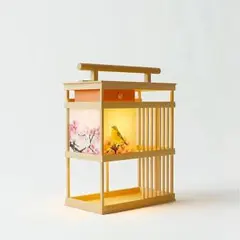 江戸の夕暮れ｜桜の御座（みくら）」幸運を呼ぶメジロ25cm人感センサーライト行灯のサムネイル