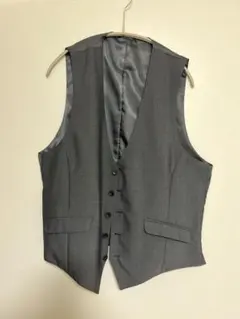 PERSON'S FOR MEN グレー スーツベスト　ジレ