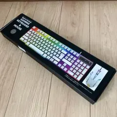 スクエアボタンゲーミングキーボード マウス付き