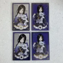 にじさんじ　3D 共通衣装　vol.3 チェキ　カード　白雪巴　4点