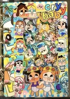 再入荷❌1点限定‼️CRY BABY★A7 シャカシャカノート＊カバー付