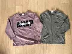 110cm ANAPKIDS 長袖カットソー2点セット