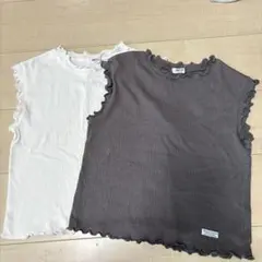 BREEZE フリルノースリーブ 130サイズ 2色セット　マーキーズのサムネイル