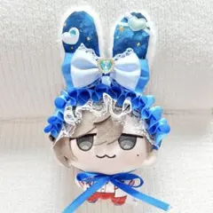 にじまるっと にじぱぺっと うさみみヘッドドレス ブルー