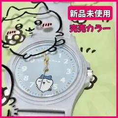 完売品【稼働中】Field work ちいかわ ハチワレ 腕時計 ウォッチ 水色