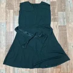 レディース ワンピース ノースリーブ レディースシースルー Vネック