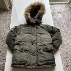 ミッキ⭐︎様専用キッズ　フード付き中ジャケット　130cm カーキ