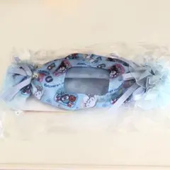 新品 サンリオキャラクターズ　胸キュンメモリーズ　キャンディーポーチ　ブルー