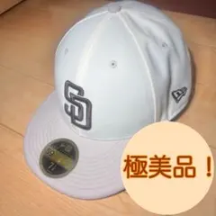 【極美品】ニューエラ パドレス 59FIFTY ロープロファイル 7 1/4 白