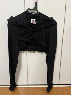 【ほぼ未使用】noir kei ninomiya 24ss チュール ビスチェ Noir Kei Ninomiya チュール ブラウス | ブラック | FARFETCH JP