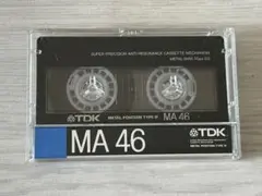 稀少 TDK HX46 ハイポジ コンパクトカセットテープ 昭和レトロ 美品