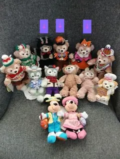 ダッフィー&フレンズぬいば【美品】①ハロウィン3体