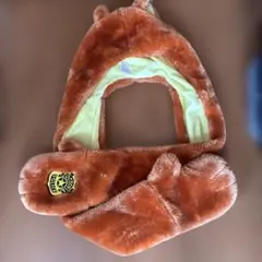 即日発送ディズニー被り物　ニック　マフラーキャップ