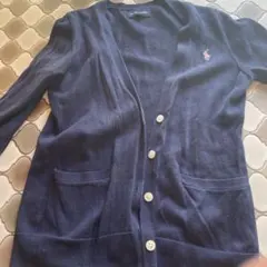 Ralph Lauren ネイビー カーディガン 140