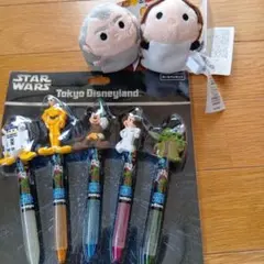 STAR WARS Tokyo Disneyland ボールペン　ツムツムセット