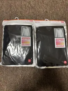 ユニクロ　HEATTECH ブラック150 2枚セット