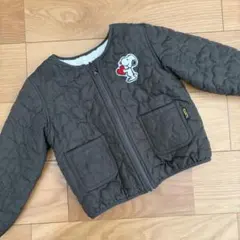 スヌーピー　キルト　ジャケット　110cm ボア
