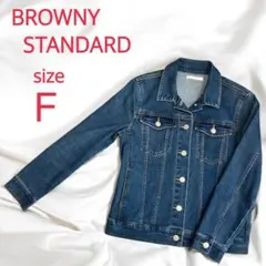 BROWNY STANDARD デニム ジャケット Gジャン　フリーサイズのサムネイル