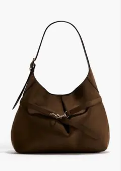 新品・今季‼️H&M ブラウン ショルダーバッグ