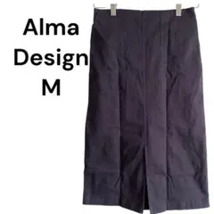 237 アルマデザイン　レディース　タイトスカート　M　スリット　Iライン