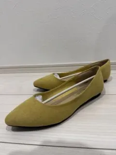 リバティドール フラットパンプス マスタード