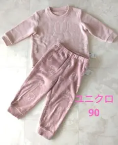 ユニクロ キッズ フリースパジャマ 90 ミッフィー