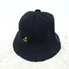 KANGOL カンゴール パイル地 ベルハット ブラック 黒色 Lサイズ