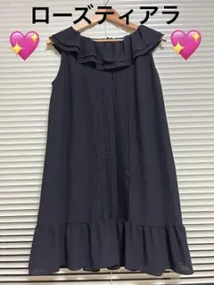 ローズティアラ♡ノースリーブワンピース・大きいサイズ
