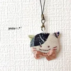 ミナペルホネン ハンドメイドぬいぐるみ ロシアンブルーねこさん①