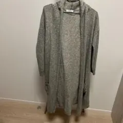 DoUDoUグレーロングカーディガン