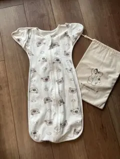 コペルタ　クマ柄 スワドル　Sサイズ 収納袋付き