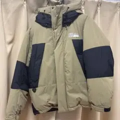 FIRST DOWN ダウンジャケット ベージュ/黒