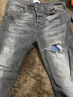 ZARA MAN ダメージデニム 46/36