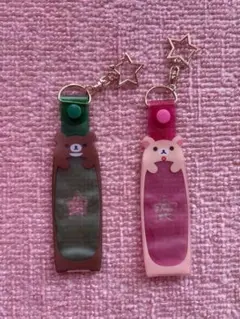 コリラックマ チャイロイコグマ 銀テープホルダー