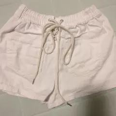 CHEERFUL BROTHERS ホワイトデニム　ショートパンツ 140