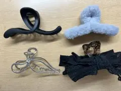 ヘアクリップ4個セット