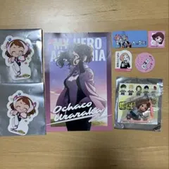 ヒロアカ　麗日お茶子　まとめ売り　キューピー　フレークシール　原画展　ピック